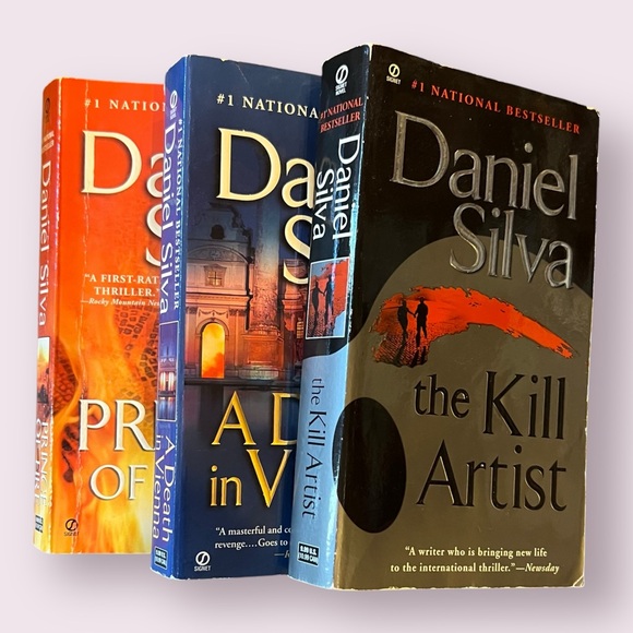 3 Daniel Silva paperbacks; The Kill Artist, A Death in Vienna, Prince of Fire - Picture 1 of 8